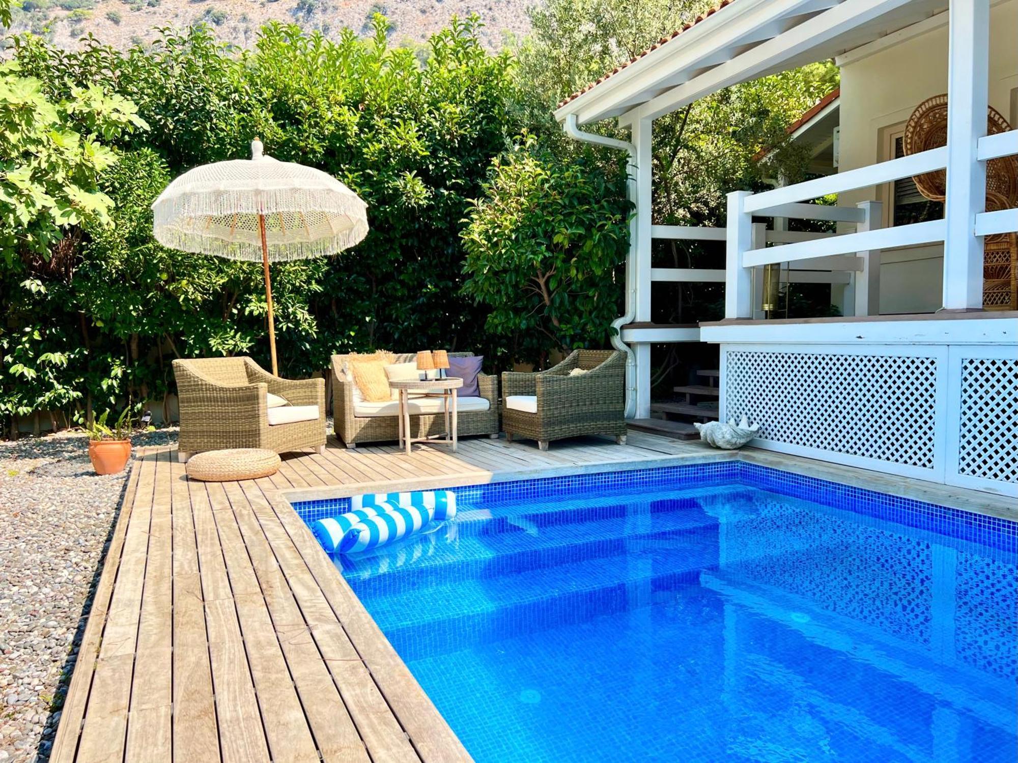 Villa Storm - Very Stylish Villa W/Pool & Garden In Gocek Hills Fethiye Bagian luar foto